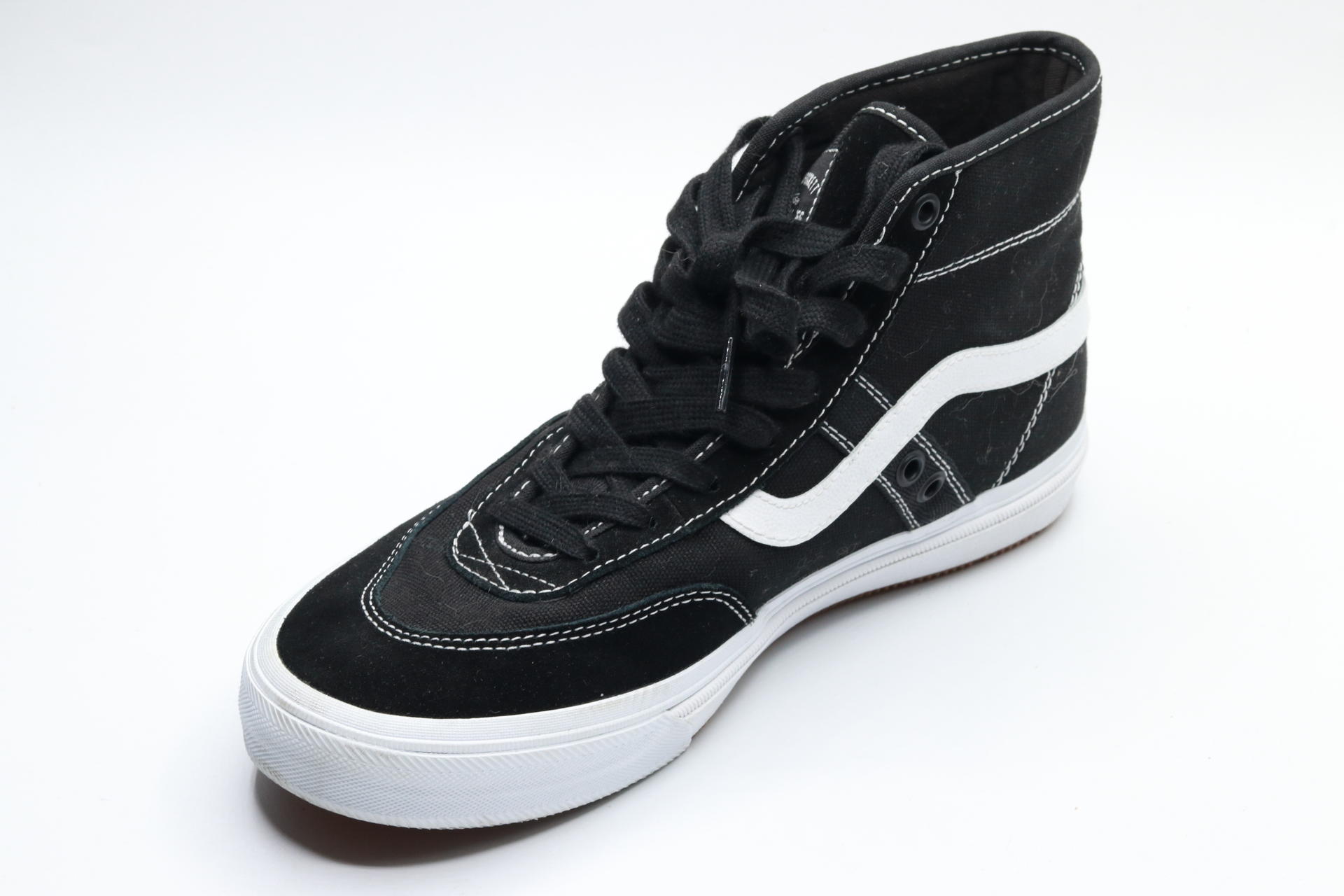 Sz 8 Vans Crockett High Pro in Skateboard Mens Black and White