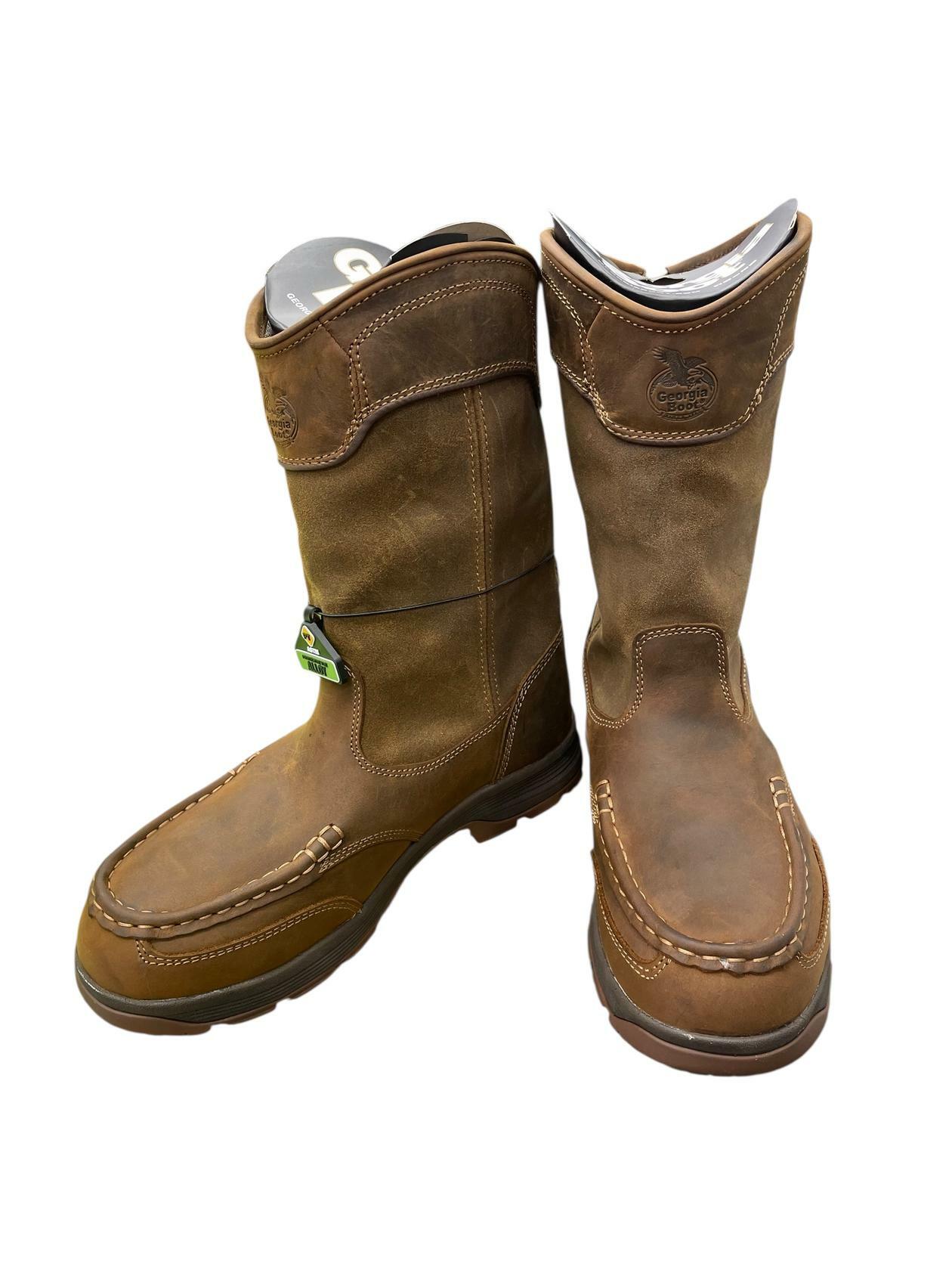 GEORGIA BOOT Men Athens SuperLyte Alloy Toe WP Wellington 