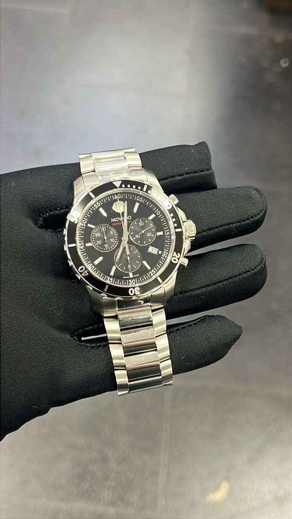 Movado Series 800 Chronograph 2600142 – Black Dial –New With