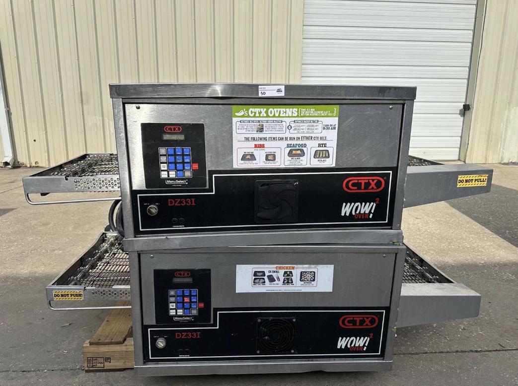 CTX WOW2 Double Stack Conveyor Infrared Pizza Oven DZ33I | eBay