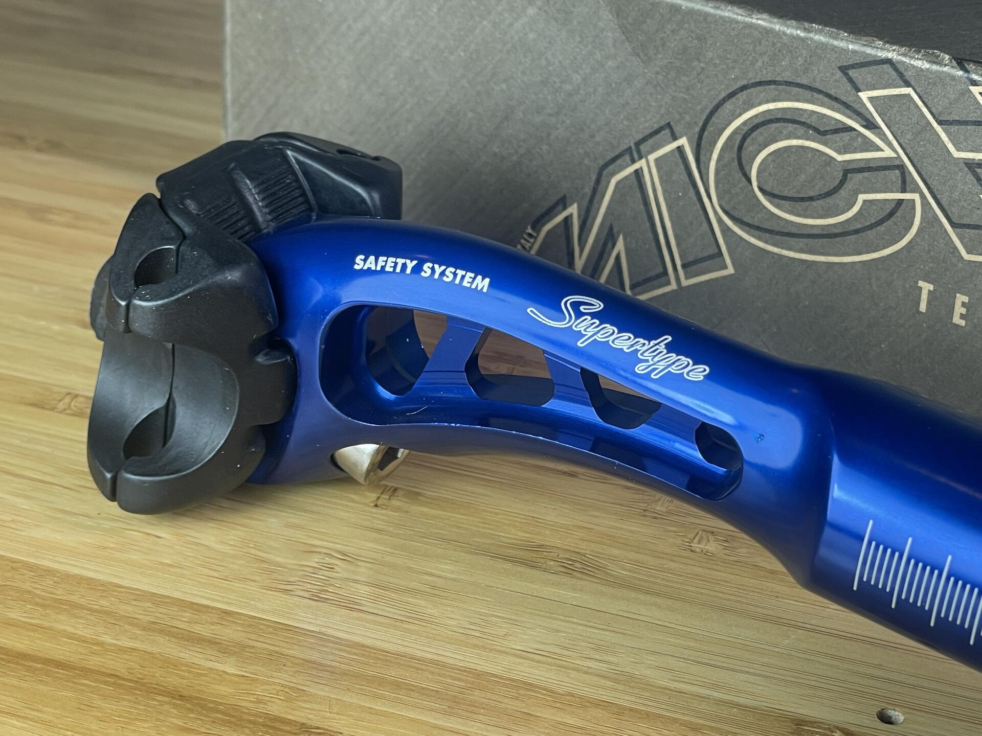NOS Miche Super Type Seat Pillar Seatpost 27.2 x 250mm - Blue