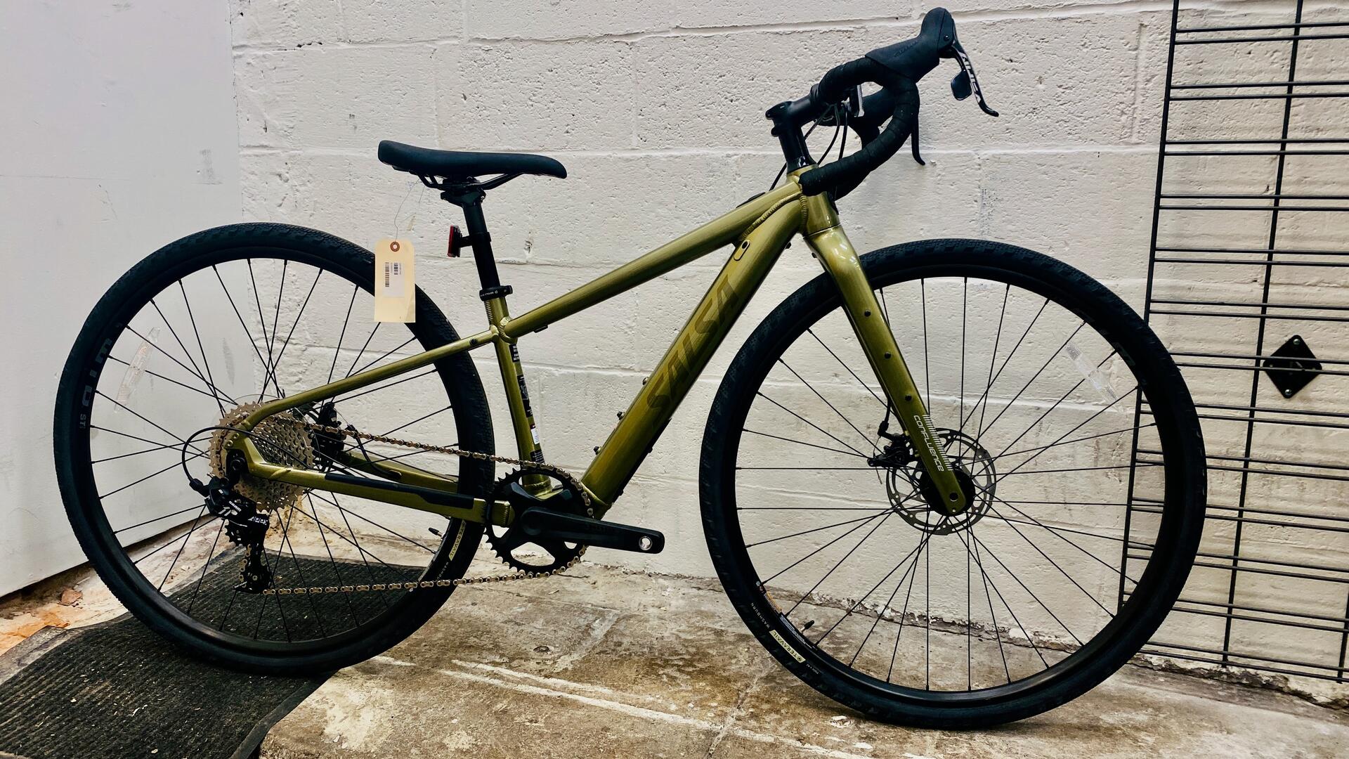 Salsa Confluence Drop Bar Apex 1 Electric Bike 700c Aluminum