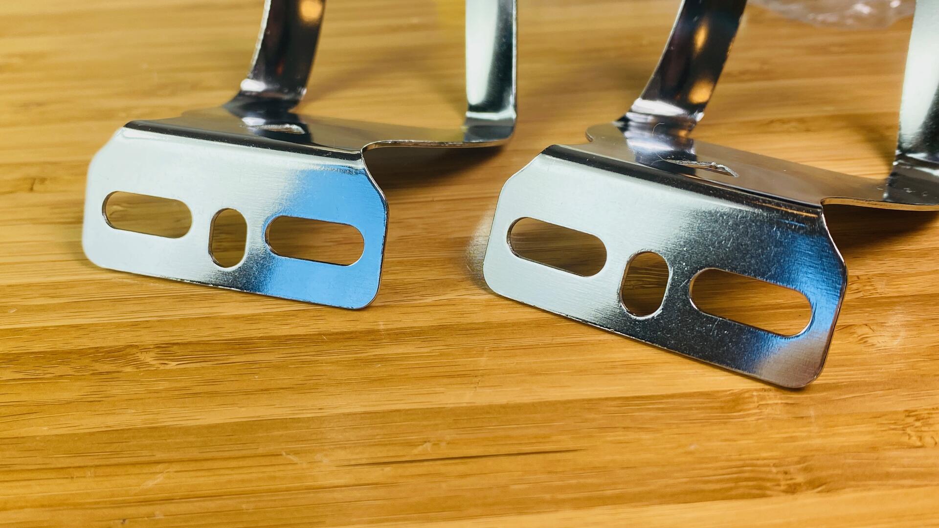 MKS Japan Half Clip Deep Chrome Steel Toe Clips | eBay