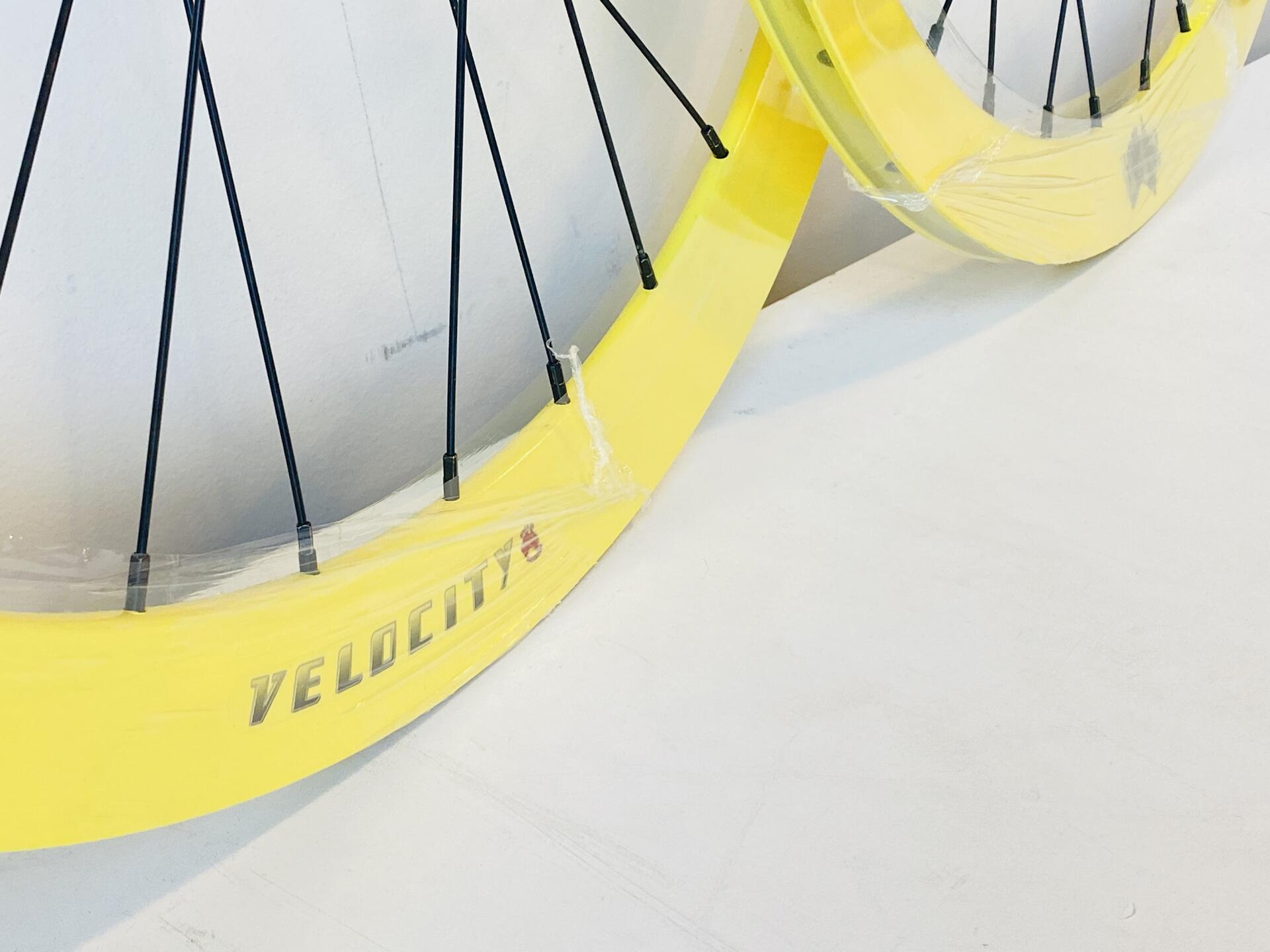 Velocity B-43 700c Fixed Gear Wheelset 32h 100/120mm Origin-8 Hubs