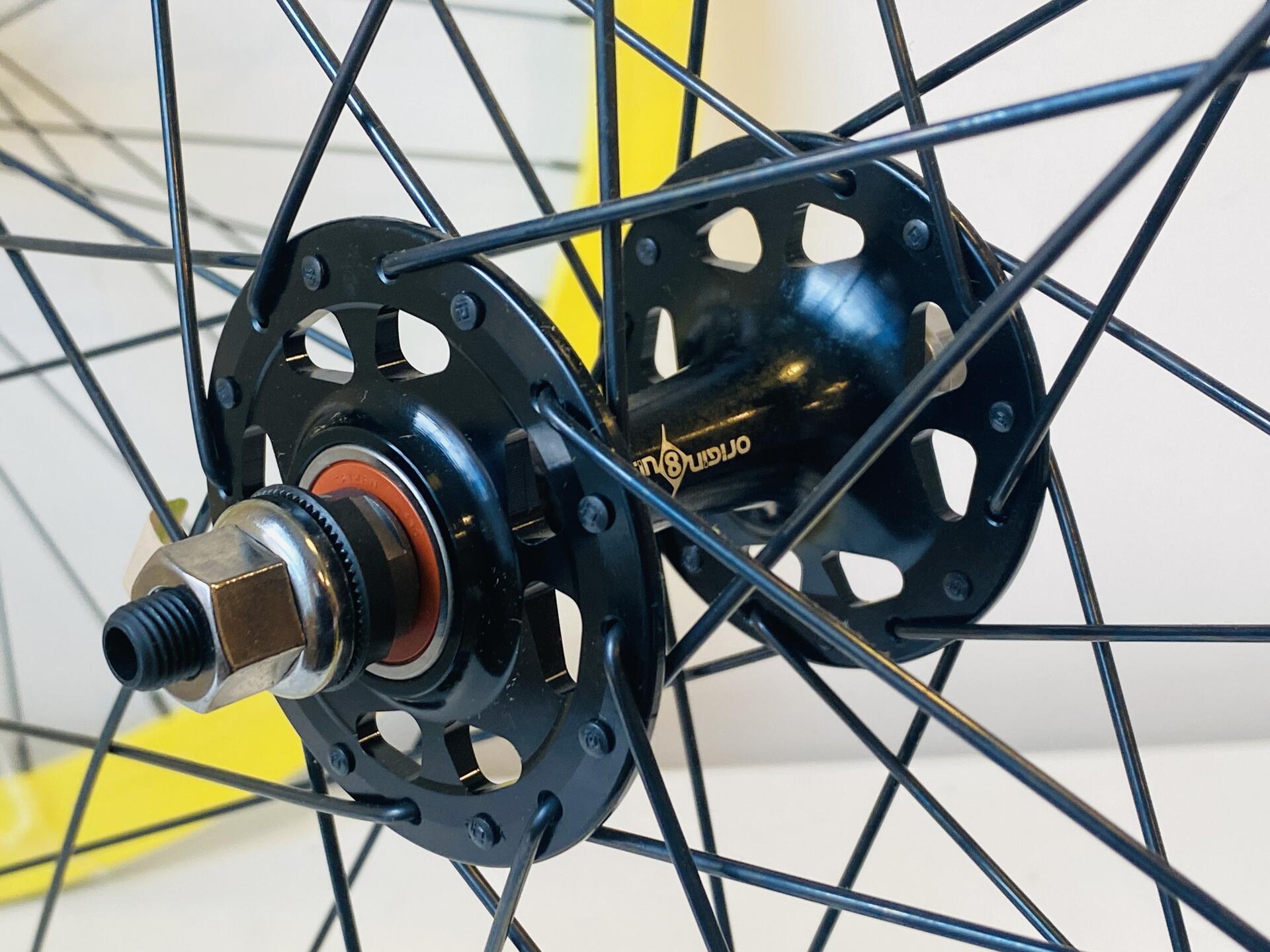 Velocity B-43 700c Fixed Gear Wheelset 32h 100/120mm Origin-8 Hubs