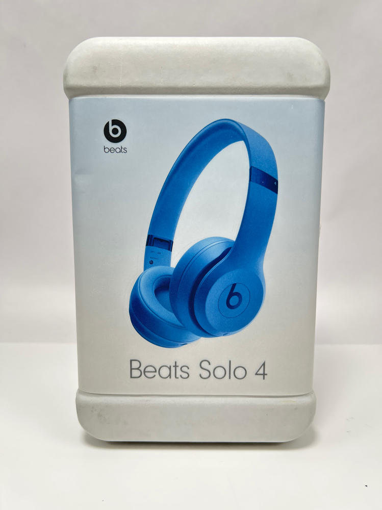 Beats Solo 4 Wireless On-Ear Bluetooth Headphones Slate Blue Apple