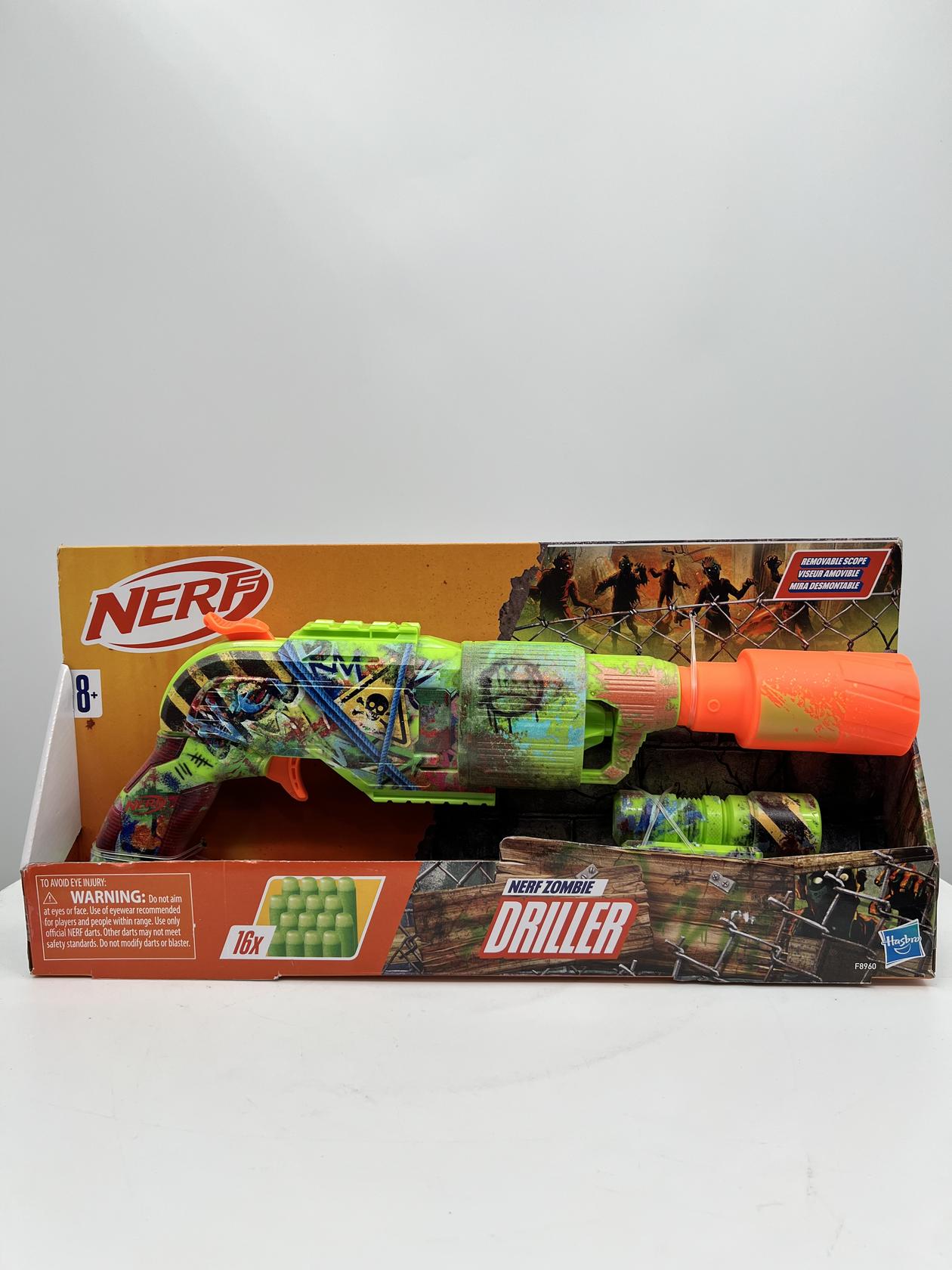 NERF Zombie Driller Dart Blaster Nerf - Chào mừng bạn đến với thế giới