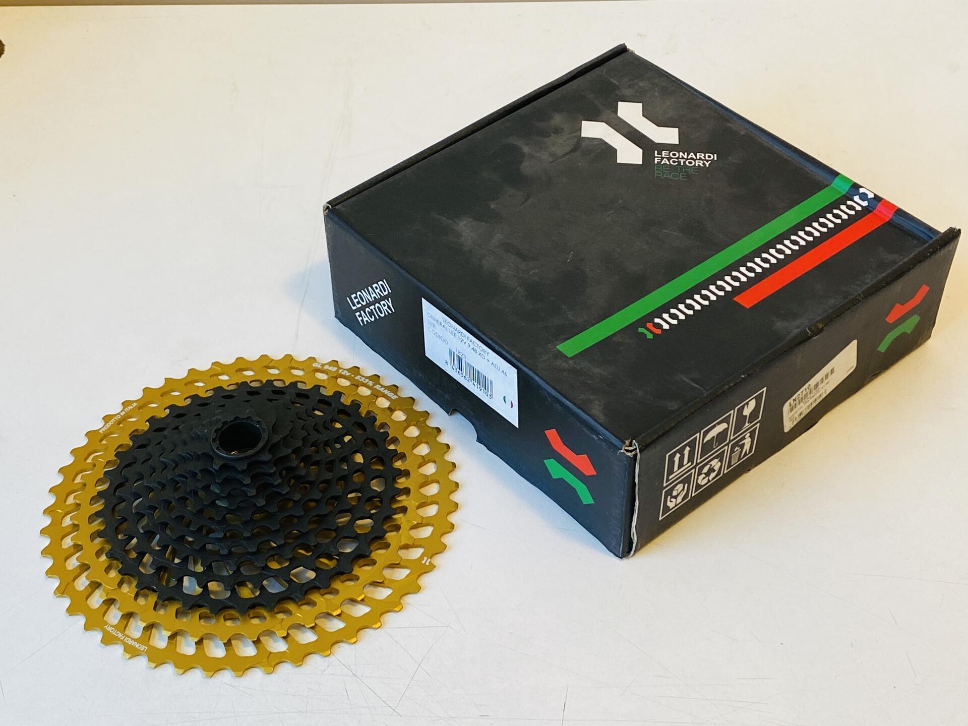 Leonardi General Lee 12-Speed XD Cassette Black/Gold 9-48T New In