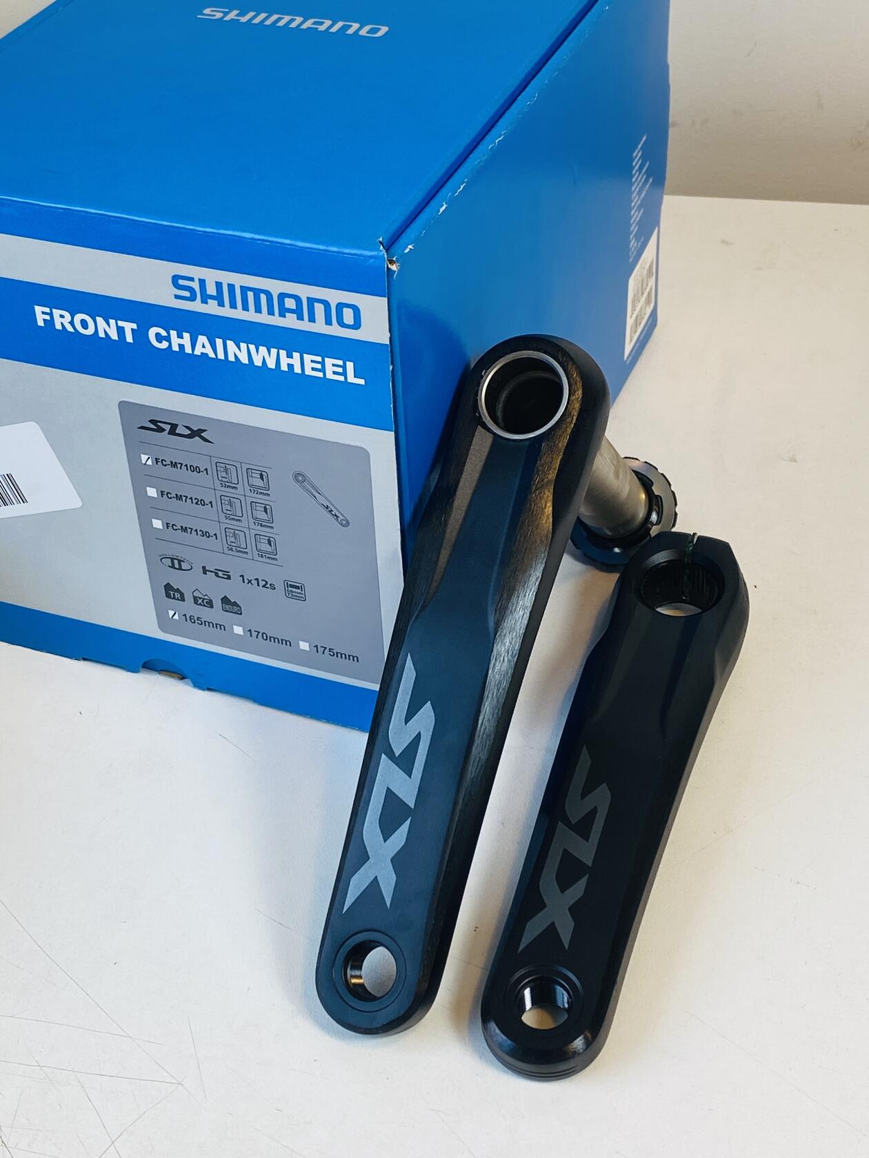 Shimano SLX FC-M7100-1 Crankset - 165mm 12-Speed No Chainring | eBay