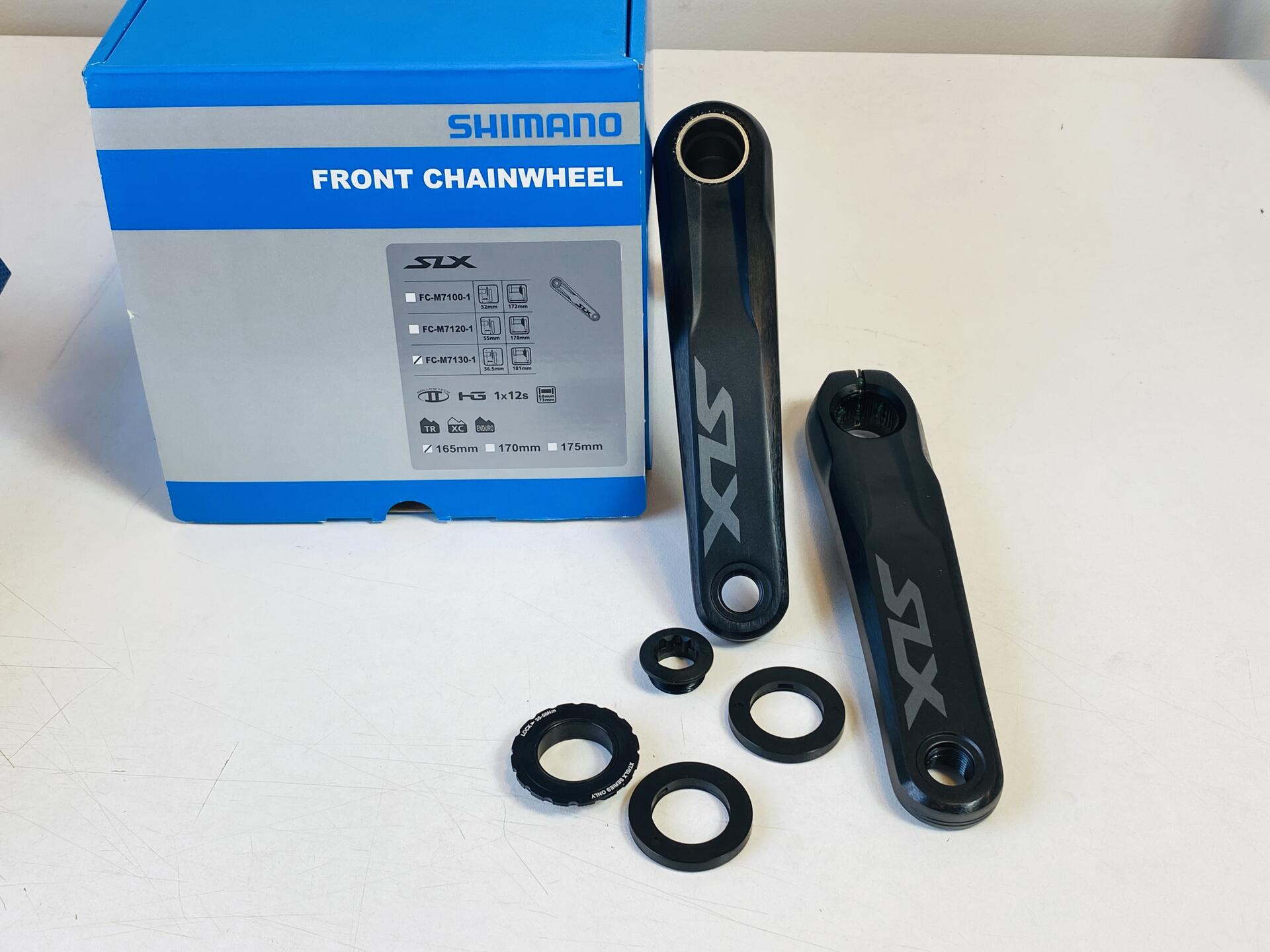 Shimano SLX FC-M7130-1 Crankset - 165mm 12-Speed No Chainring | eBay