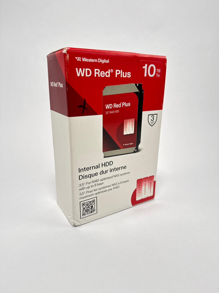 Western Digital 10TB WD Red Plus NAS 3.5 Inch Internal HDD SATA