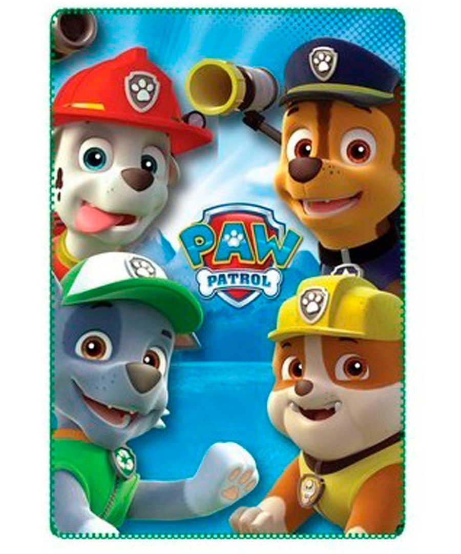 Paw Patrol Kids Polar Fleece Blanket ' Marshal, Chase, Rubble, Rocky eBay