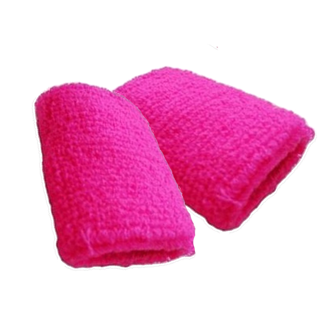 Sports Wrist Sweat Bands Wristbands Unisex 80s Fitness Sweatbands Gym