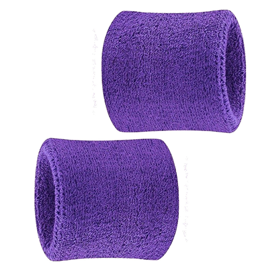 Sports Wrist Sweat Bands Wristbands Unisex 80s Fitness Sweatbands Gym