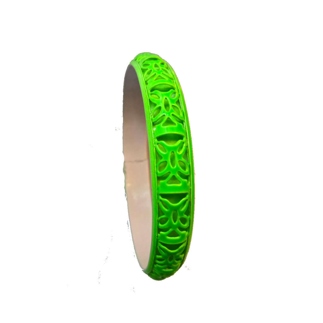 Bracelet Large Neon Metal Bracelet 1980/'s Fancy Dress Neon Bracelets