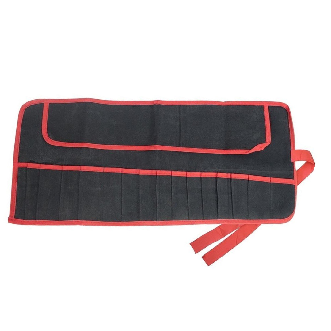 15 Pocket Canvas Tool Roll Spanner Tool Storage *Water Resistant