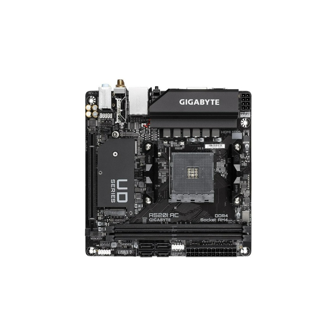 Fan Headers Gigabyte A520i Ac Mini Itx Am4 Motherboard Motherboard