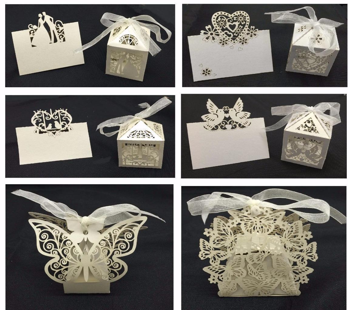 Wedding Luxury Favours box Sweets Favour Boxes With Ribb Table