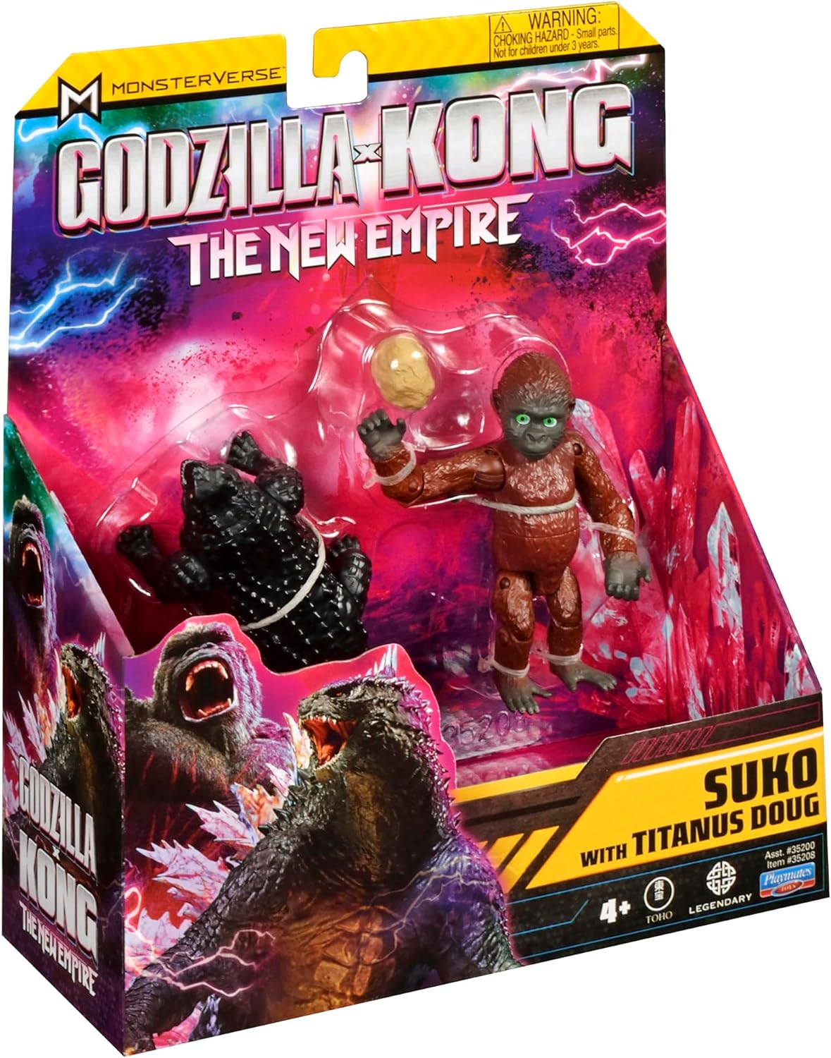 Godzilla x Kong The New Empire 3.5 Inch SUKO WITH TITANUS DOUG