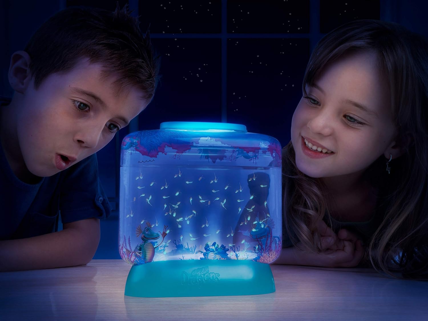 Aqua Dragons Zucht-Set – Lebende Urzeitkrebse, Inkl. Eier, Futter, Pipette & Löffel, Pädagogisches STEM-Spielzeug