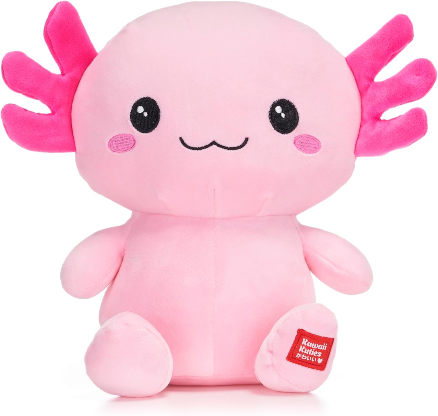Kawaii Kuties Peluche Axolotl Kai – 24 Cm – Ultra Doux Squishy – Collection – Dès La Naissance – Câlin Adorable