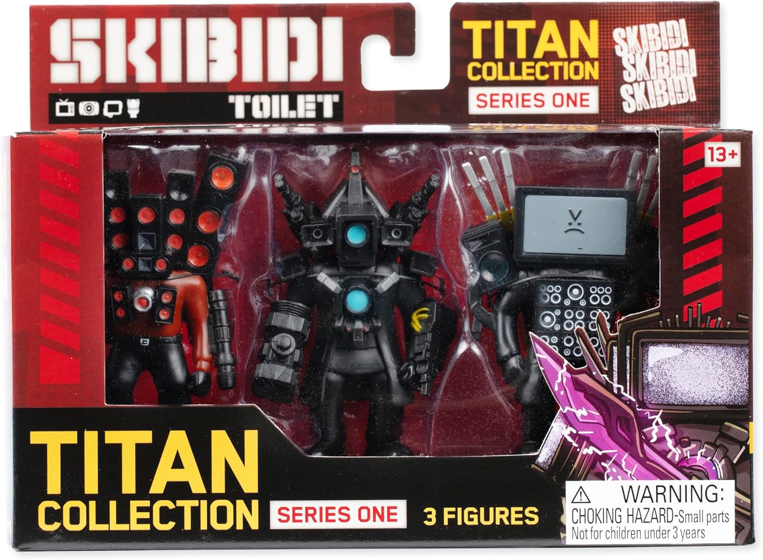 SKIBIDI Toilet TITAN 3 PACK Collectible Figures SERIES 1 | eBay UK