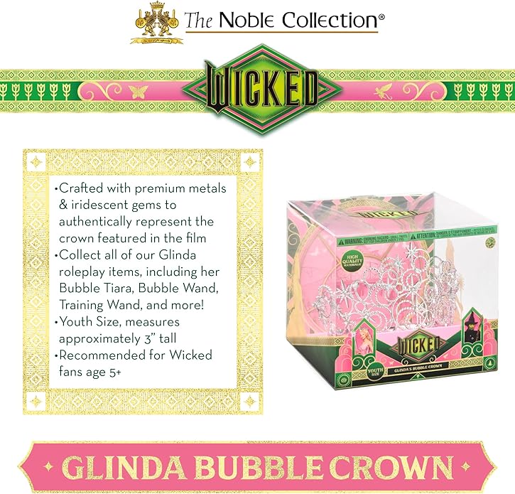 Wicked Glinda's Bubble Crown The Noble Collection | eBay