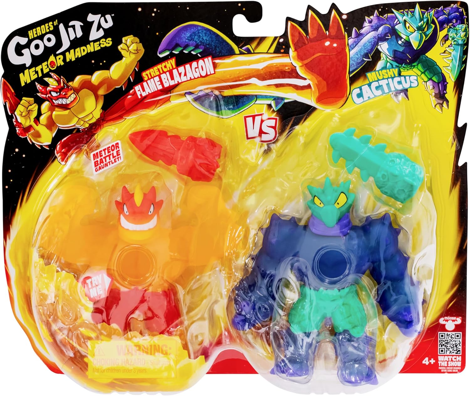 Heroes of Goo Jit Zu Meteor Madness Versus Pack, Flame Blazagon