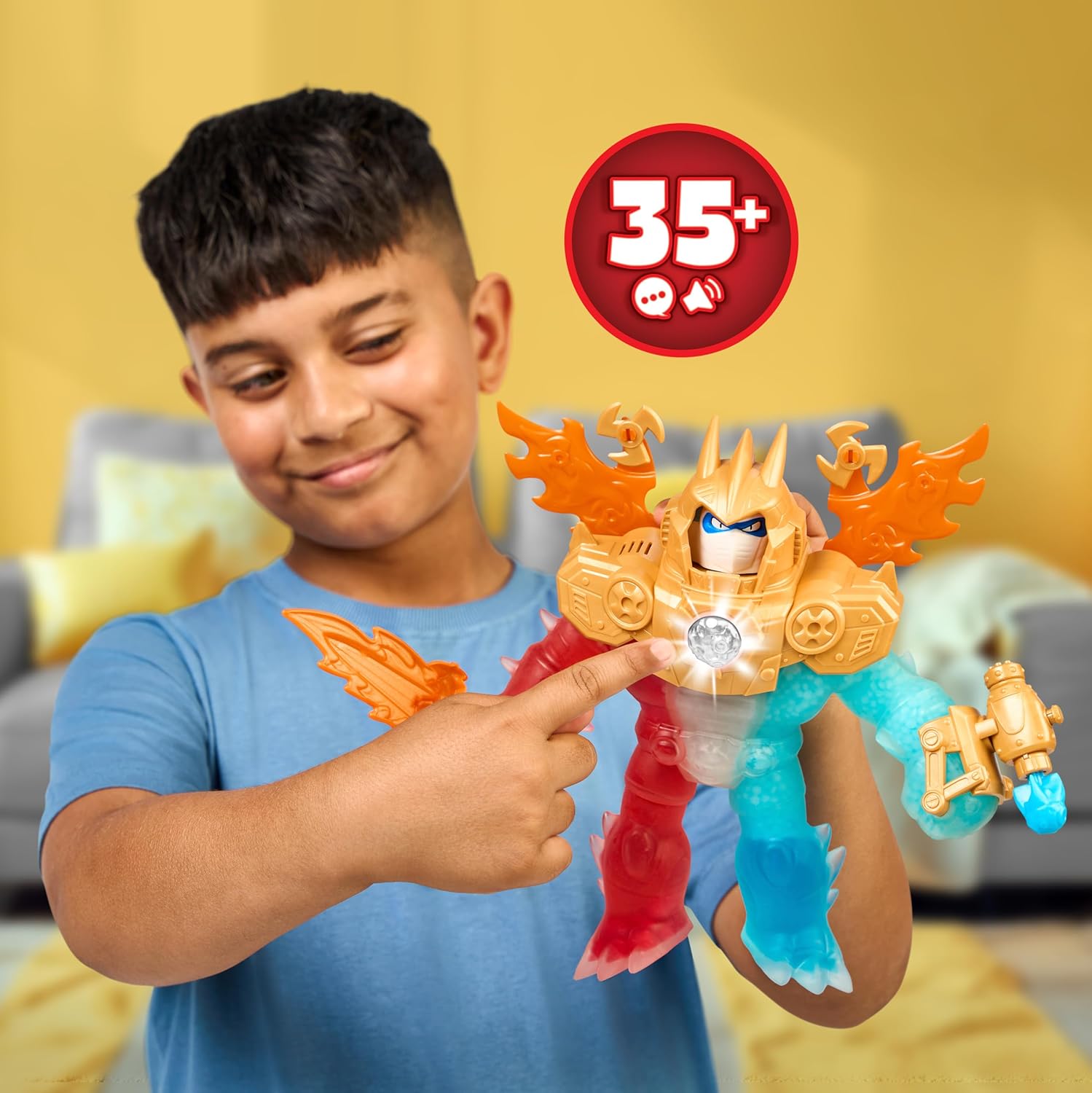 Heroes of Goo Jit Zu Goo-Tron Supreme Combines The Power Of