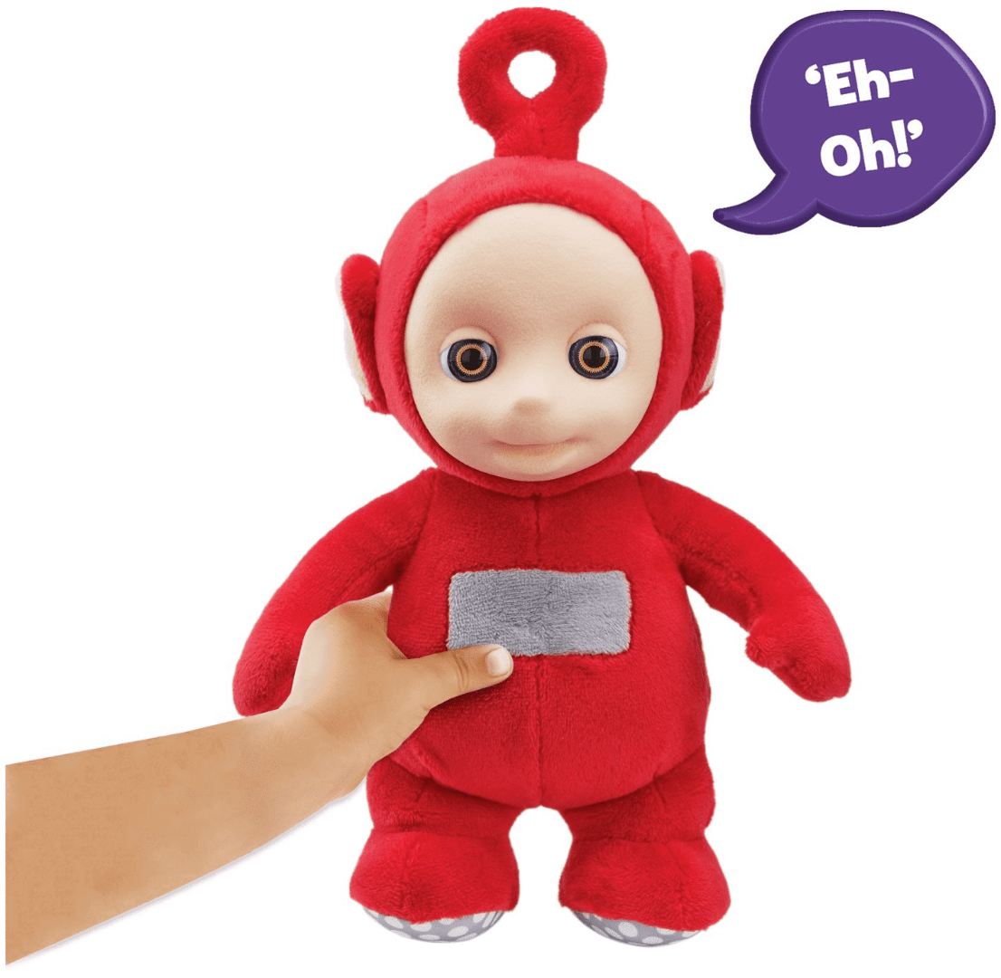 NEW Teletubbies 26cm Talking Po Soft Plush Toy RED | eBay