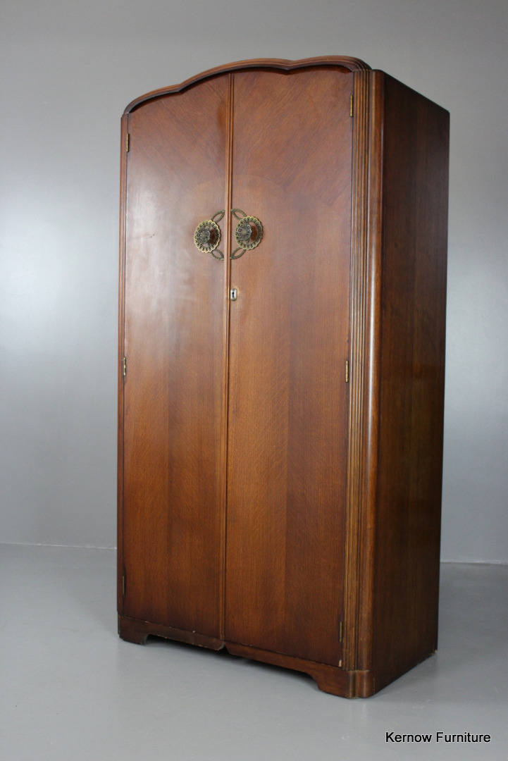 Small Vintage Oak Wardrobe eBay
