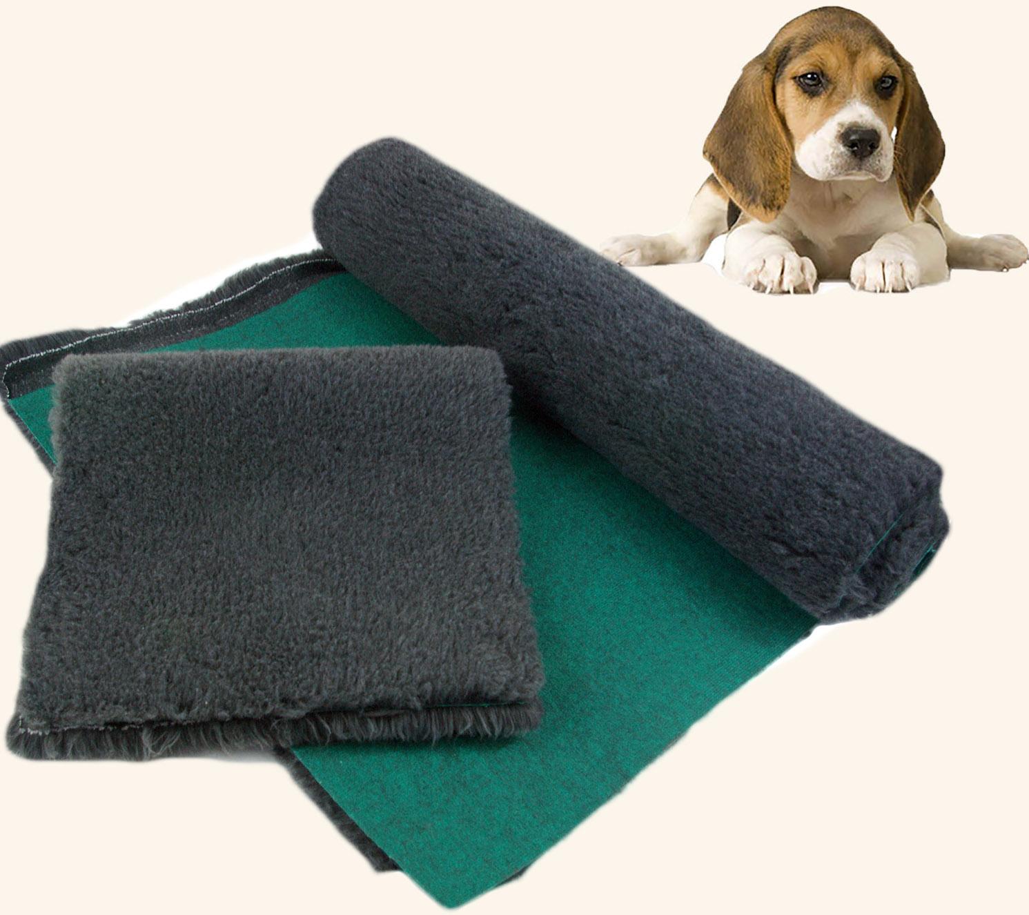Traditional Charcoal Vet Bedding ROLL WHELPING FLEECE DOG PUPPY PRO BED