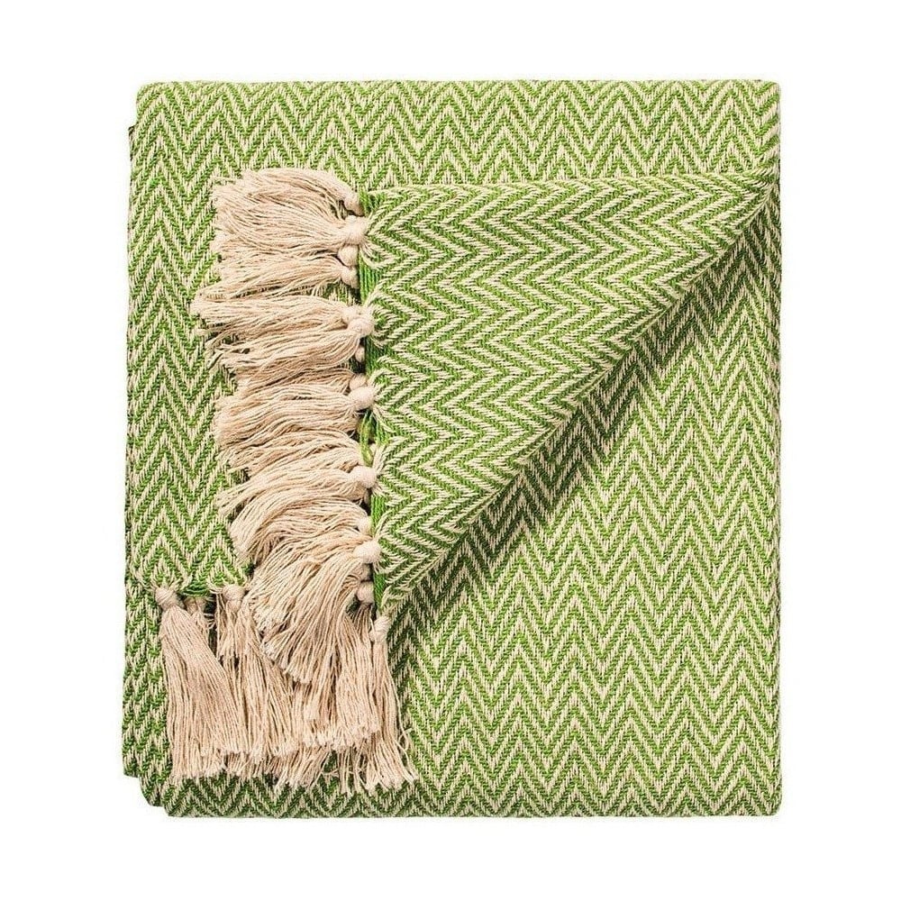 Chevron Soft Cotton Handloom Throw, Fair Trade Blanket 150cm x 125cm - Picture 4 of 8