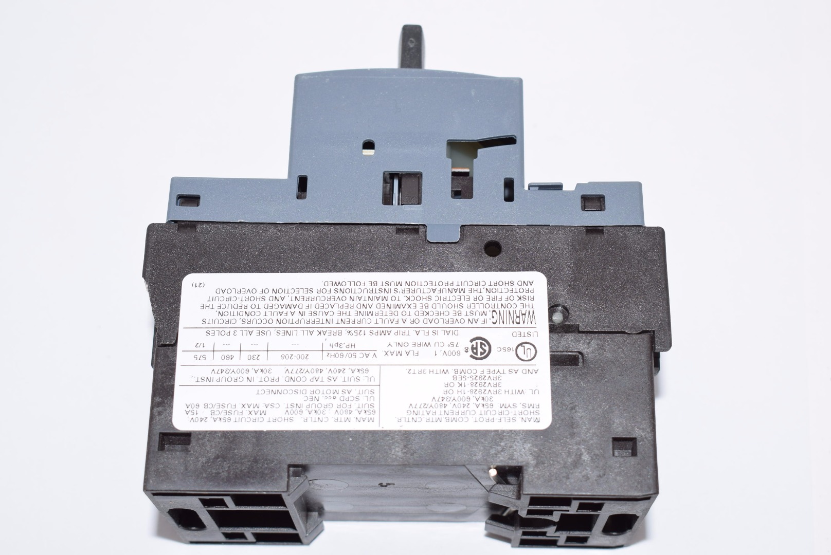 Siemens 3RV2011-1CA10 Motor Starter Protector Circuit Breaker ...