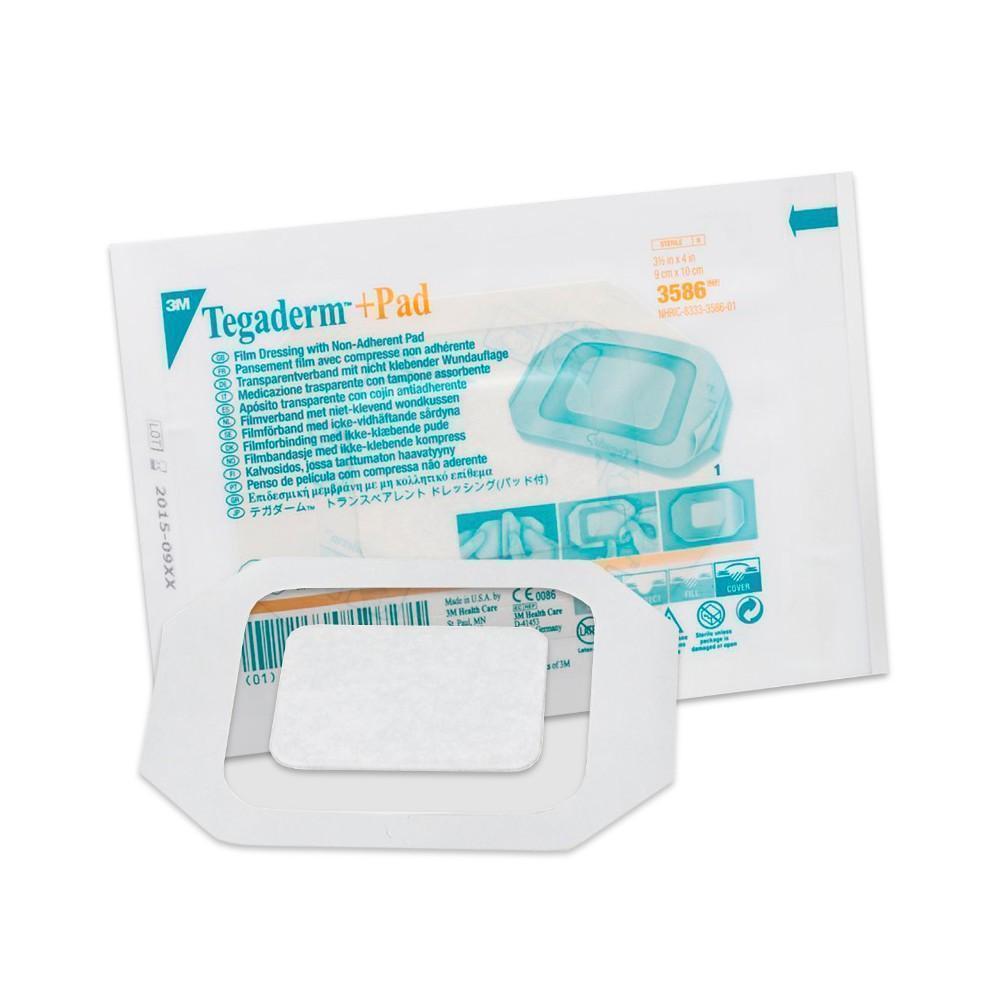 TEGADERM PLUS +PAD 3M Folienverband 5cm x 7cm 3582 - transparent/wasserdicht/nicht- - Bild 9 von 19