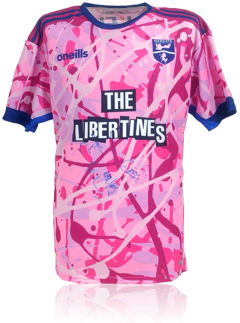 The Libertines Hand Signed Rare Margate FC Away Shirt | eBay UK