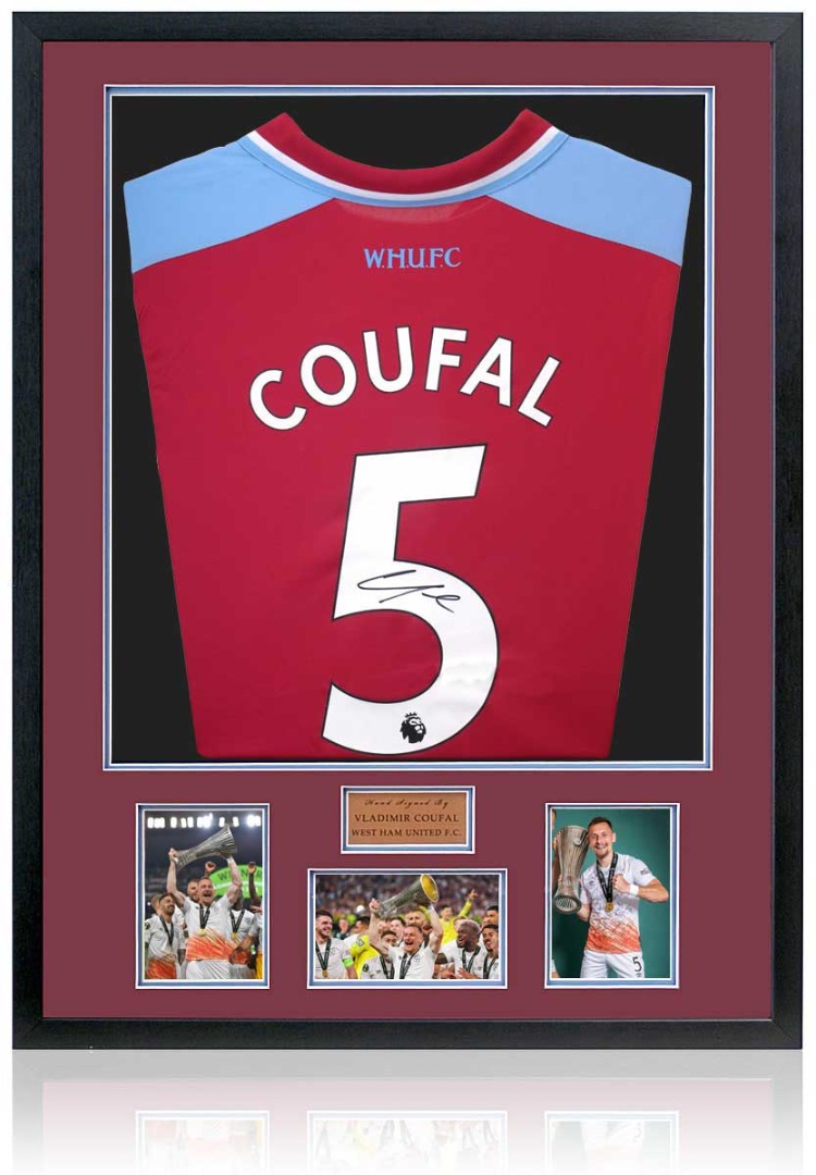 Vladimir Coufal Europa Conference League West Ham Hand Signed Shirt COA