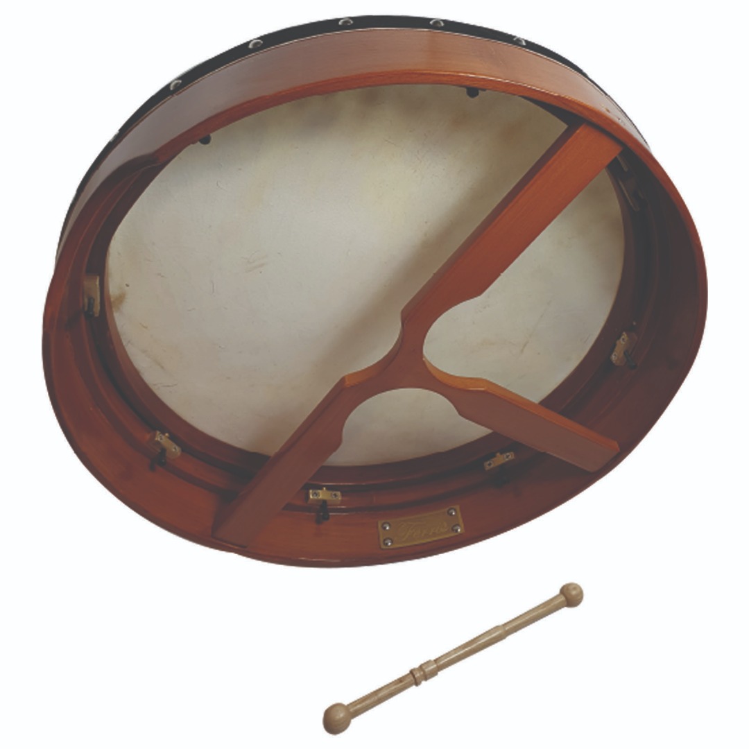 16'' Mahogany Tunable Bodhran With Beater and Free Upgraded Padded Case eBay