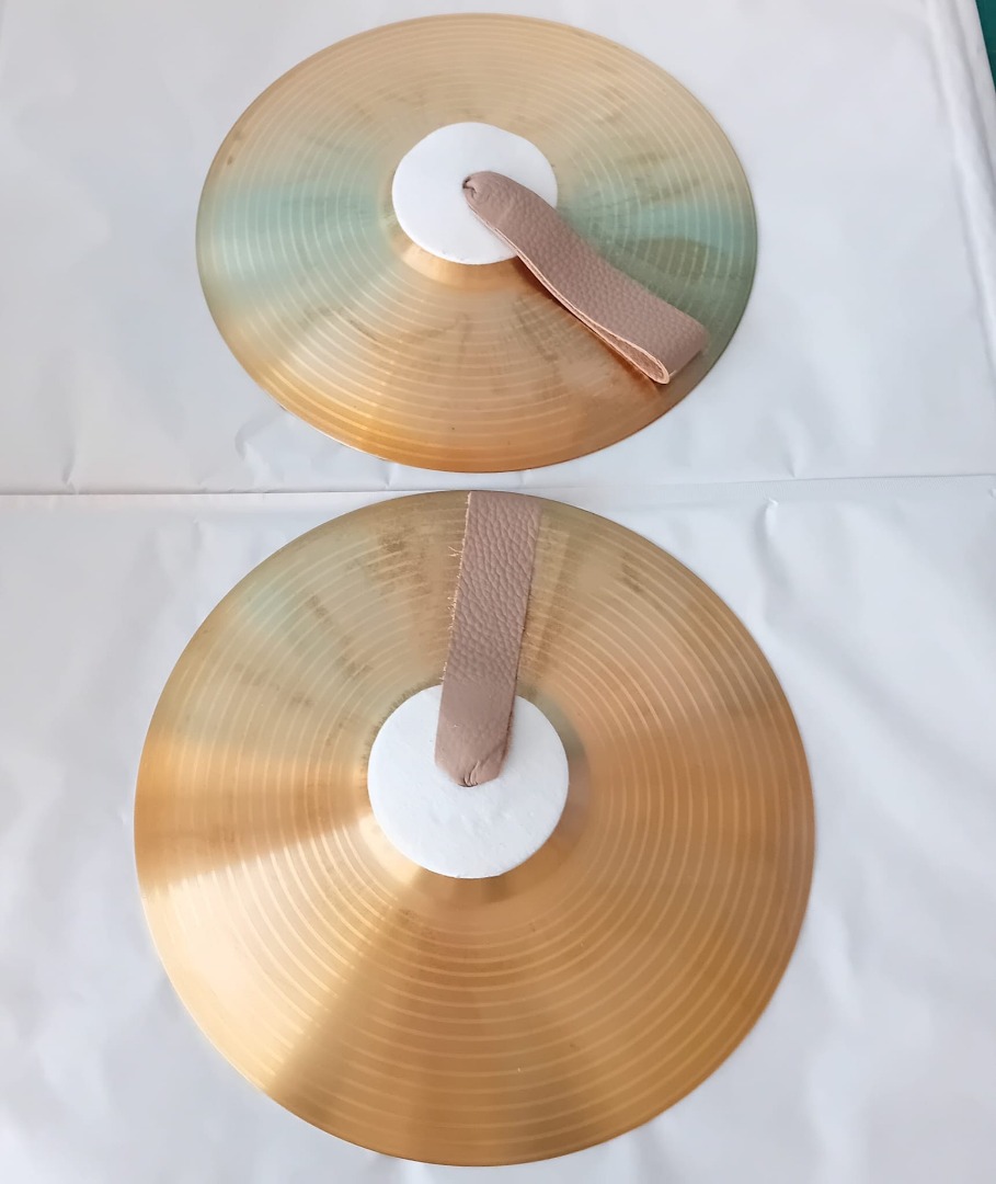 Pro-Corps Marching Band Cymbals 10'' inc Straps