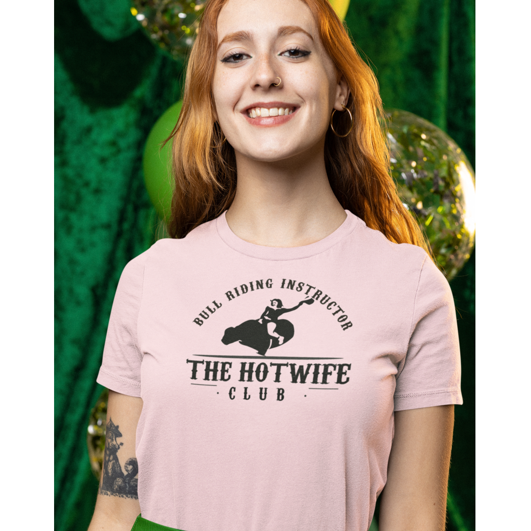 Howtwife Club Bull Riding Instructor T-Shirt - Picture 6 of 8