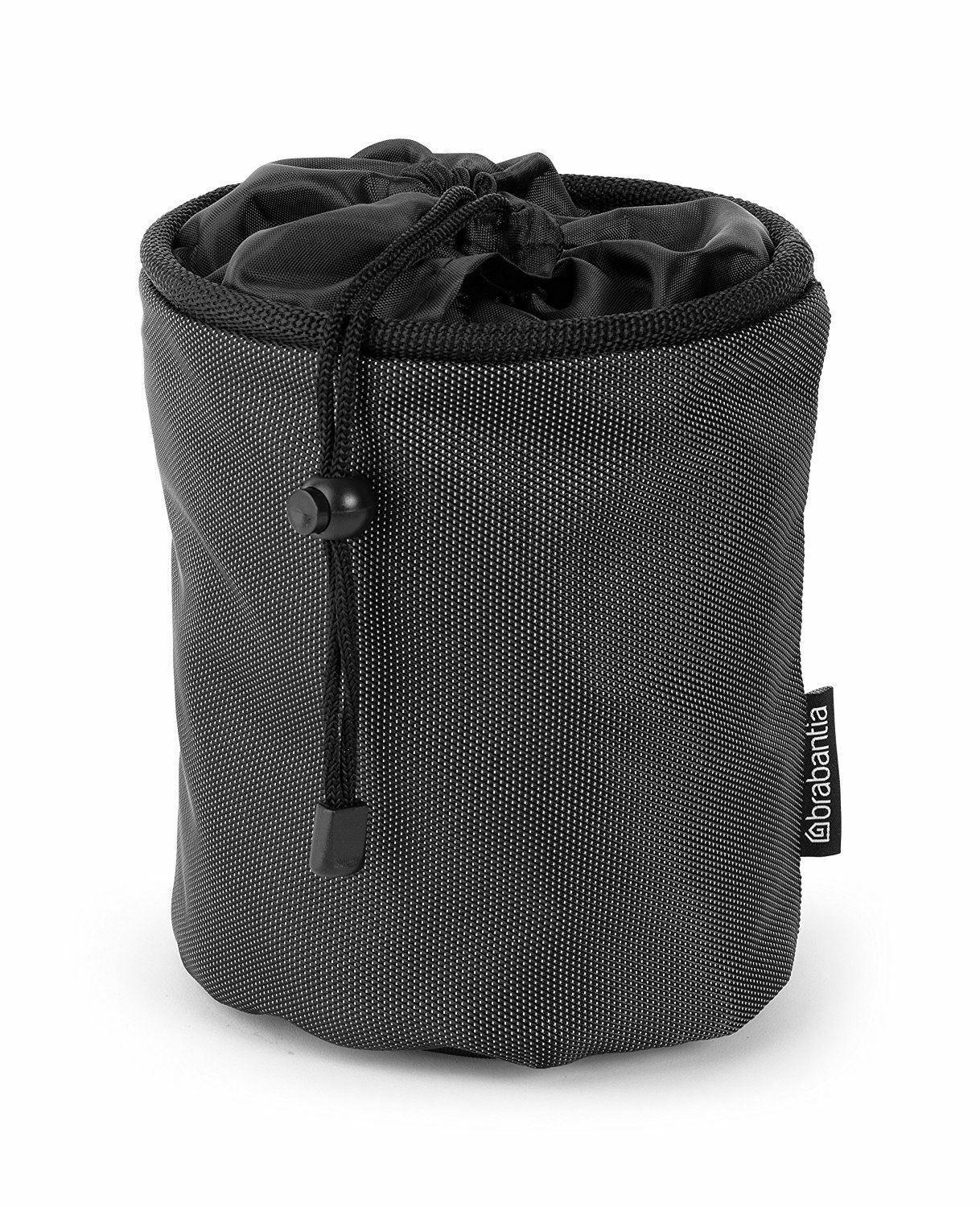 Brabantia Clothes Peg Bag Black Drawstring Spring Clip With 2 Year Guarantee