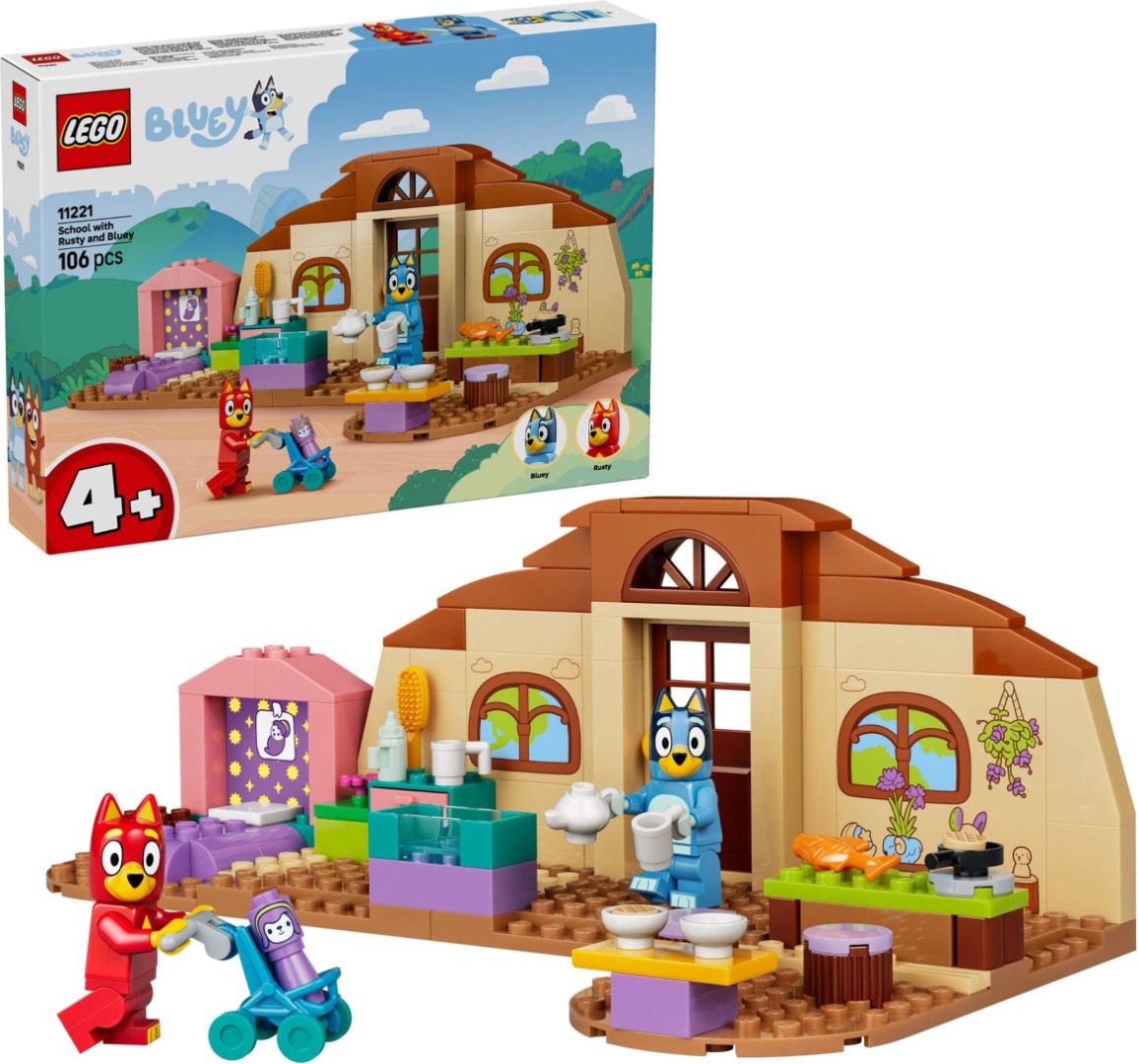 LEGO Bluey School with Rusty and Bluey - 11221
