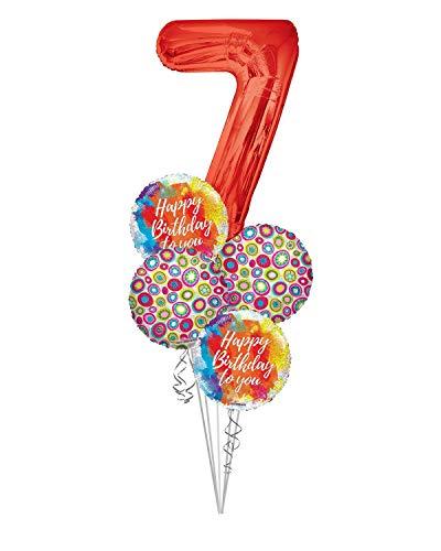 Ramo Globo Feliz Cumpleaños Feliz Cumpleaños (5 Globos), 1 - Imagen 7 de 10