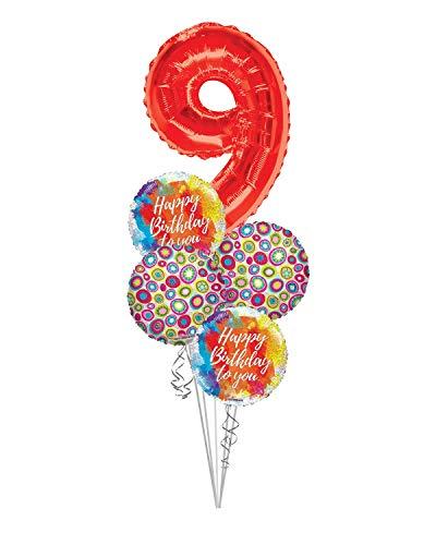 Ramo Globo Feliz Cumpleaños Feliz Cumpleaños (5 Globos), 1 - Imagen 9 de 10