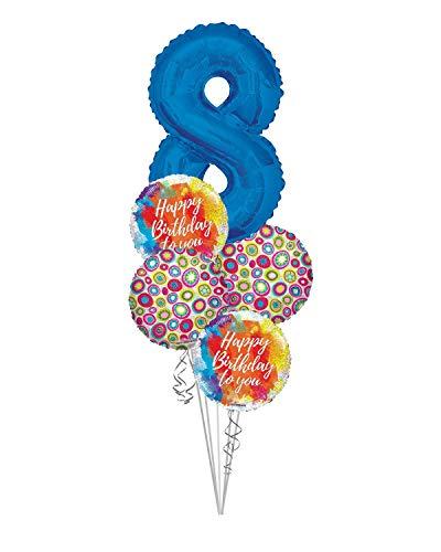 Ramo de globo Feliz cumpleaños (5 globos), 1 - Imagen 8 de 10