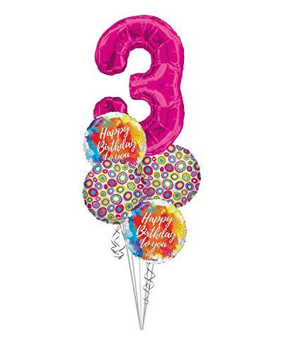 Ramo Globo Feliz Cumpleaños Feliz Cumpleaños (5 Globos), 1 - Imagen 2 de 10