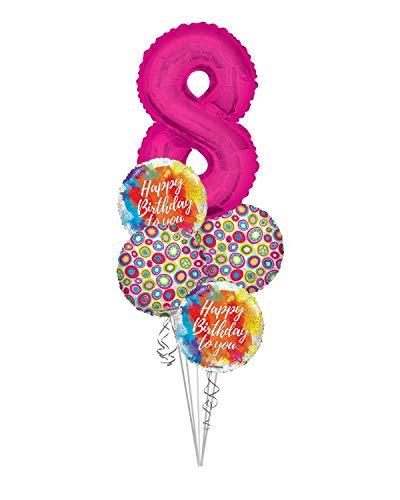 Ramo Globo Feliz Cumpleaños Feliz Cumpleaños (5 Globos), 1 - Imagen 8 de 10