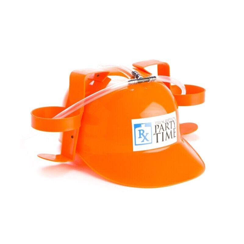 Drinking Hat Beer Helmet - Holds 2 Cans So You Can Hold 2 More! Brand New - Picture 50 of 97