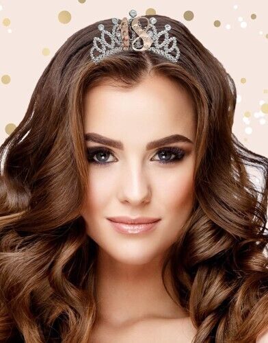 Birthday DIAMANTE COMB TIARAS 18, 21, 30, 40, 50 Brand New - Picture 17 of 59