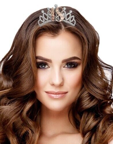Birthday DIAMANTE COMB TIARAS 18, 21, 30, 40, 50 Brand New - Picture 15 of 59